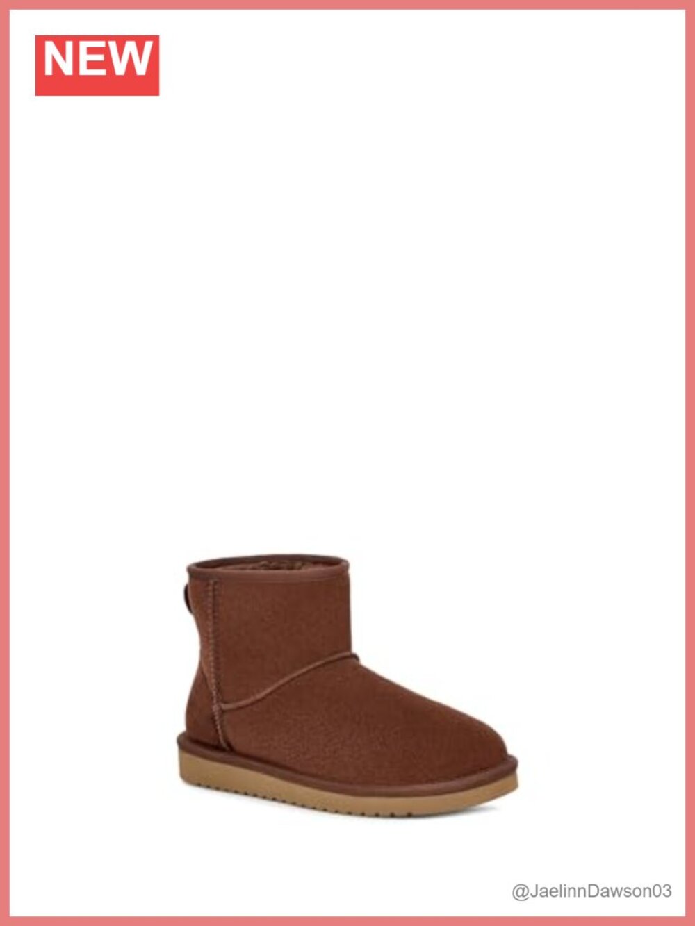 Womens Suede Ankle Booties Faux Fur Lining Pull-On